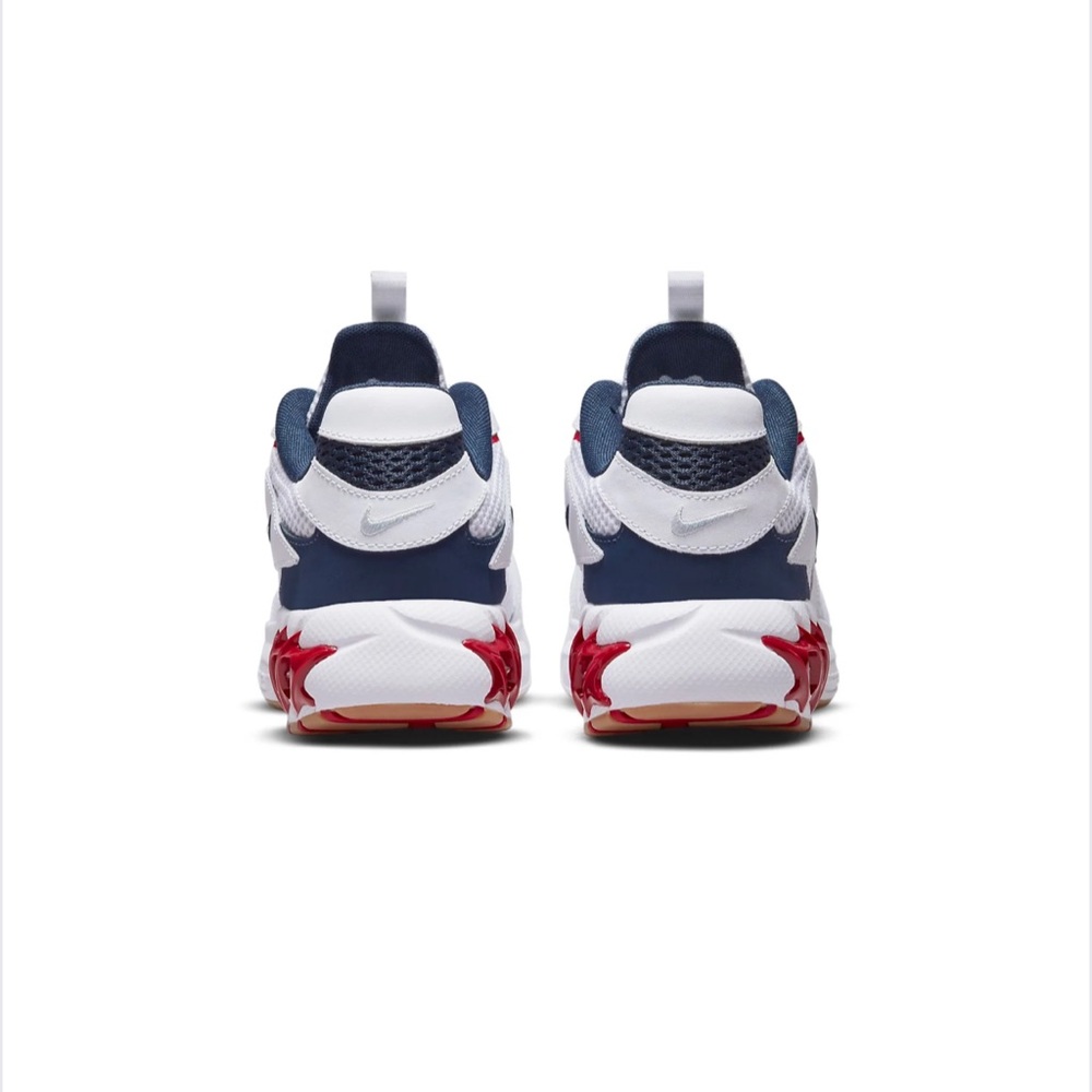 Nike Zoom Air Fire Sneaker White Aura Mystic Hibiscus Midnight Navy Sneakers 6.5 - Picture 6 of 8